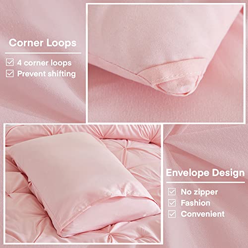 Andency Pink Full Size 3-Piece Comforter Set