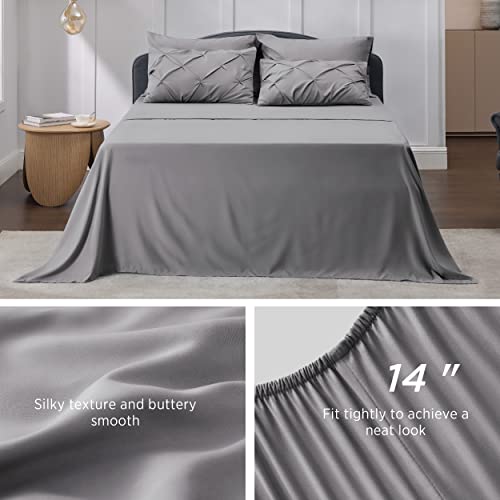 Pintuck Queen Comforter Set - 7 Piece Collection