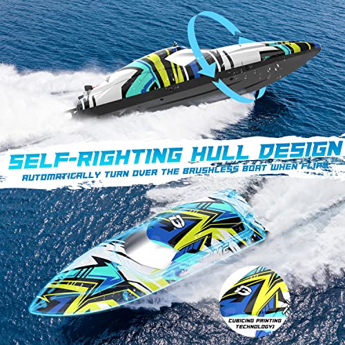 Brushless RC Boat, 30+ mph Racing Speed Boat
