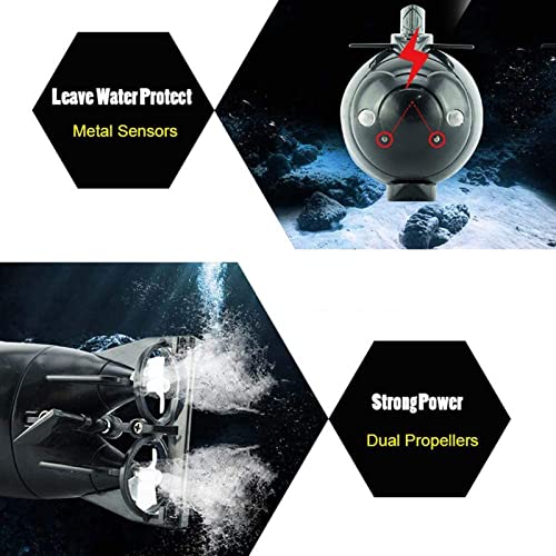 GoolRC Mini RC Submarine Toy - Boys Gift