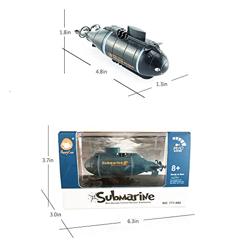 Mini RC Nuclear Submarine: High Speed Waterproof Race Boat