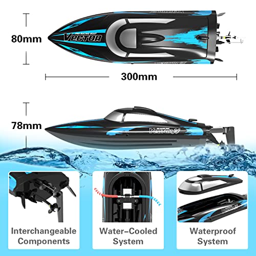 VOLANTEXRC 2.4Ghz Remote Control Boat 20MPH Speed