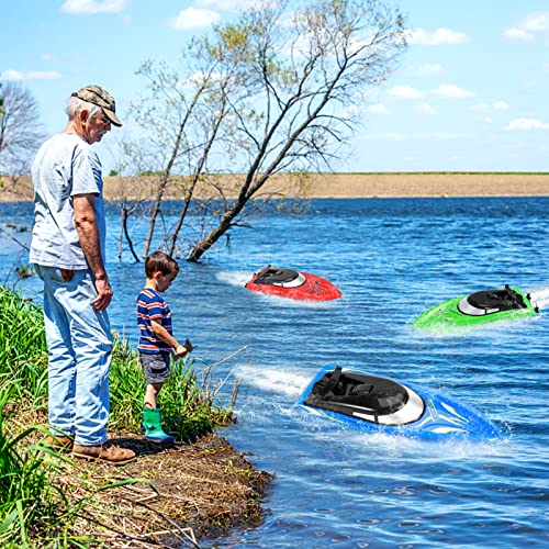 Twister.CK 3PACK RC Boat, High-Speed Remote Control for Kids & Adults