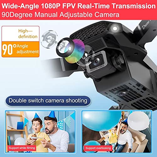 VISNEE 1080P Drone with Camera: 2K UAV, 2 Batteries