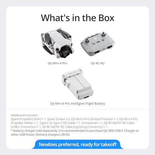 DJI Mini 4 Pro Folding Mini-Drone with 4K Camera