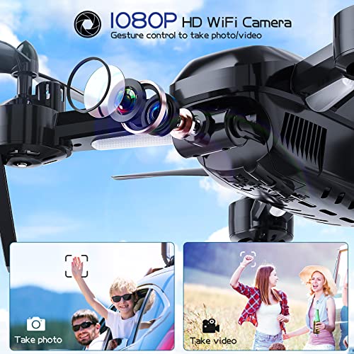 1080P HD FPV Drone for Adults: FERIETELF T6