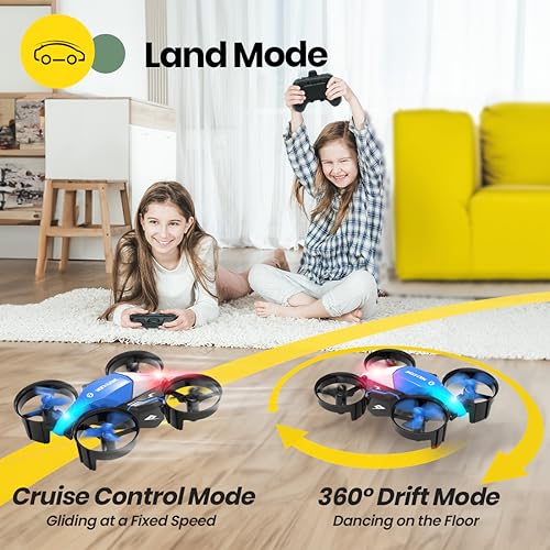HS210F Mini Drone for Kids - 2-in-1 RC Toy