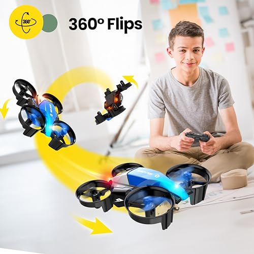 HS210F Mini Drone for Kids - 2-in-1 RC Toy