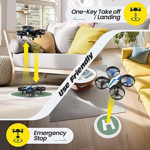 Holy Stone Mini Drone - 3D Flip, Hovering [Blue]