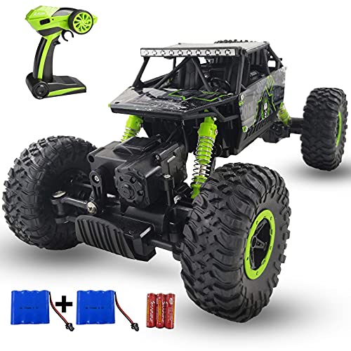 Powerful 2.4Ghz RC Cars for Kids: Green