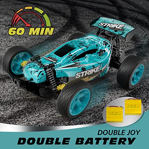 Tecnock RC Car, 1:18 20 KM/H 2WD, Blue