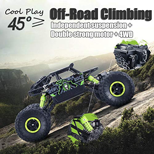 Powerful 2.4Ghz RC Cars for Kids: Green