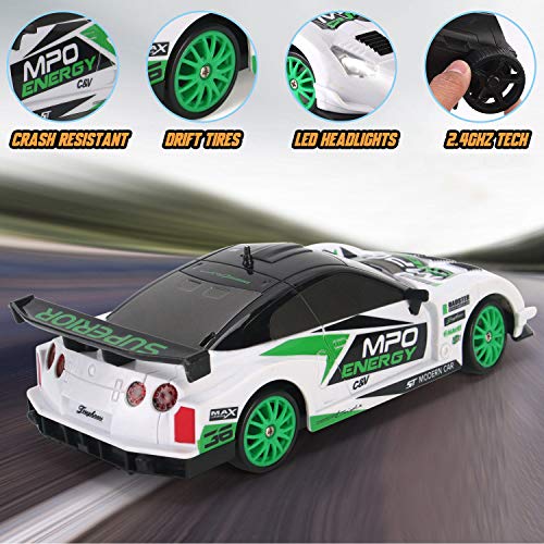 RC Drift Car 1/24 2.4GHz 4WD LED Sport Racing
