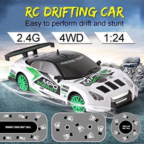 RC Drift Car 1/24 2.4GHz 4WD LED Sport Racing