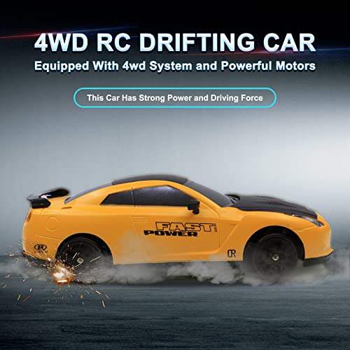Desdoni RC Drift Car 1:24 Scale 2.4GHz High Speed LED Toy