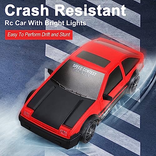 RC Drift Car 1:24 Scale 4WD LED Lights