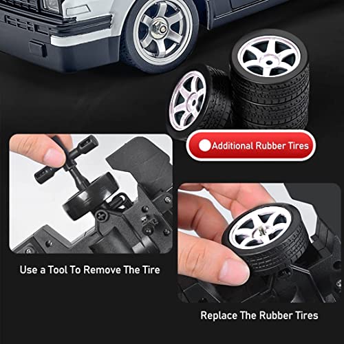 1:16 Scale 4WD RC Drift Car with LED Lights