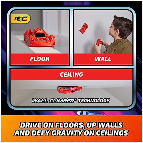 Red USB-C Rechargeable RC Wall Climber - 4+ Kids