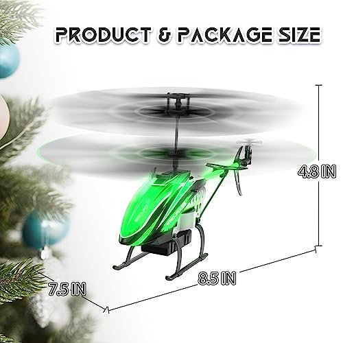 30Mins Flight RC Helicopter with LED Lights and Stabilizer