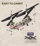 SYMA Military Transport RC Helicopter: Altitude Hold, LED Light