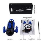 Mini RC Submarine Remote Control Waterproof Toy (Blue)