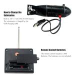 Tipmant Mini RC Submarine Toy - Electric Water Kids