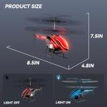 30Mins Flight RC Helicopter with LED Lights and Stabilizer