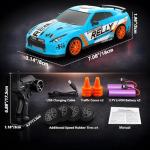 High Speed RC Drift Car - 1:24 Scale - LED Lights