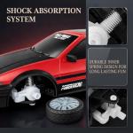 RC Drift Car 1:24 Scale 4WD LED Lights