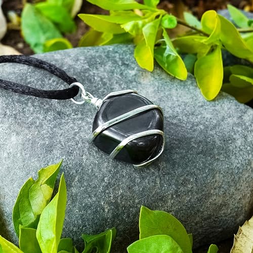 Sugandha Wellness Hematite Crystal Necklace - Protection & Balance
