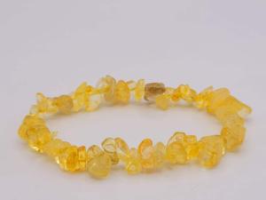Handmade Citrine Crystal Stretch Bracelet