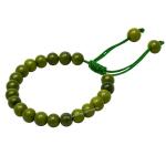 Green Jade Protection Healing Crystal Adjustable Bracelet Unisex