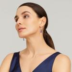 AeraVida Vintage Lapis Teardrop Birthstone Earrings Silver