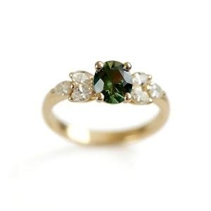 Square Simulated Emerald Gemstone Engagement Ring for Women