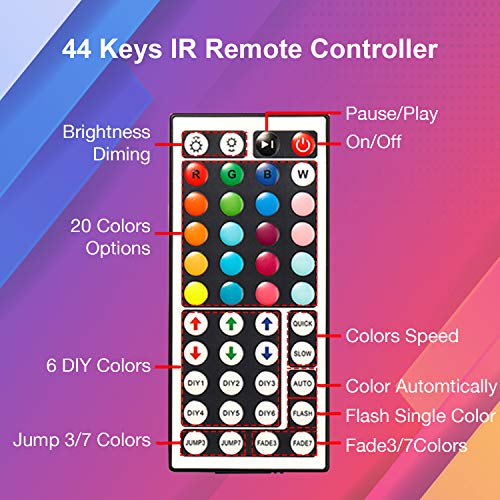 DAYBETTER 32.8ft Color Changing LED Strip Kit