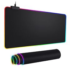 Large RGB LED Gaming Mouse Pad