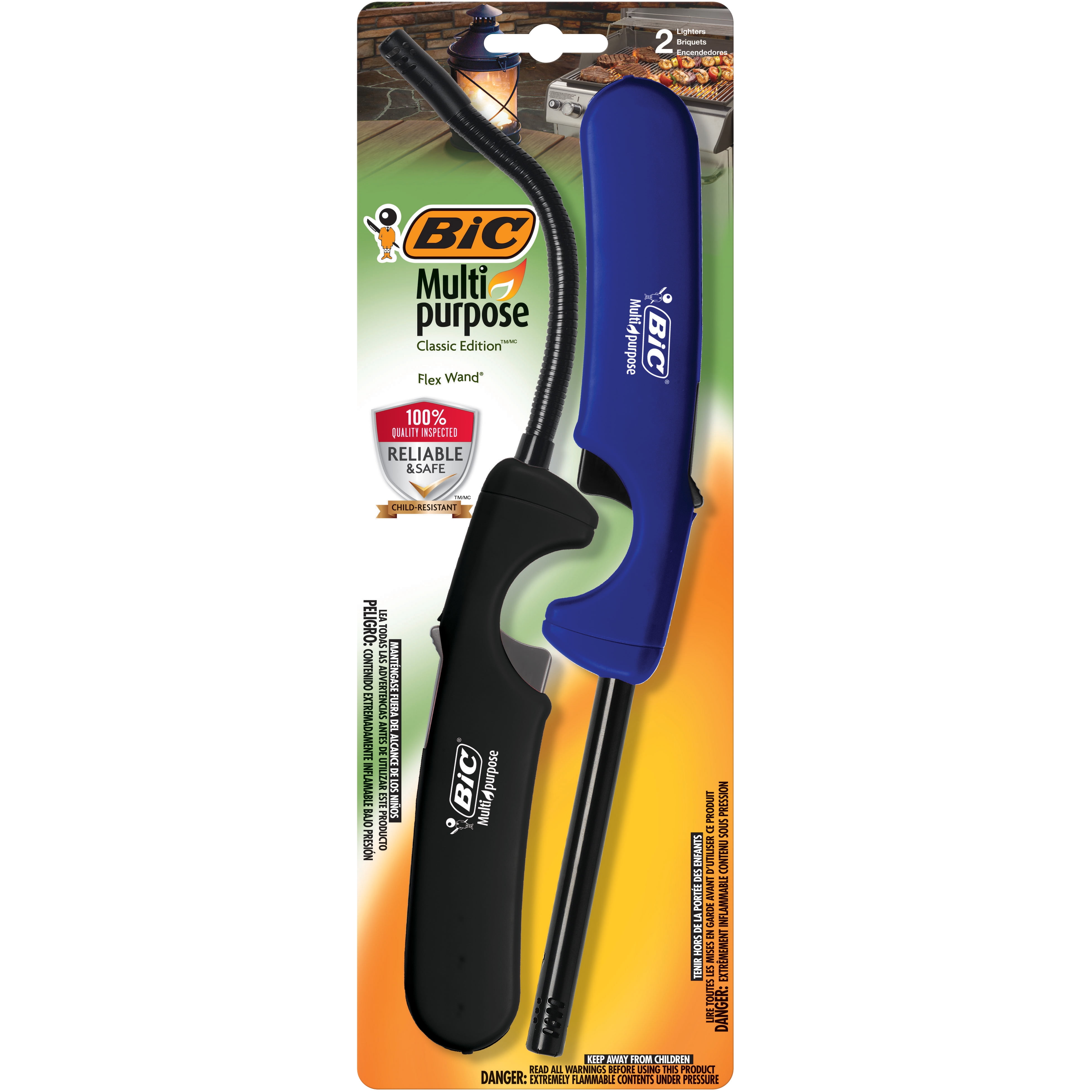 BIC Classic & Flex Wand Lighter Combo