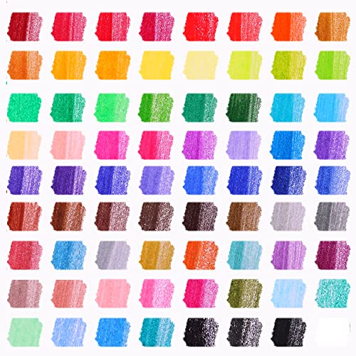 Soft Core Colored Pencils - 72 Count