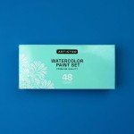 48 Color Portable Watercolor Set for Artists