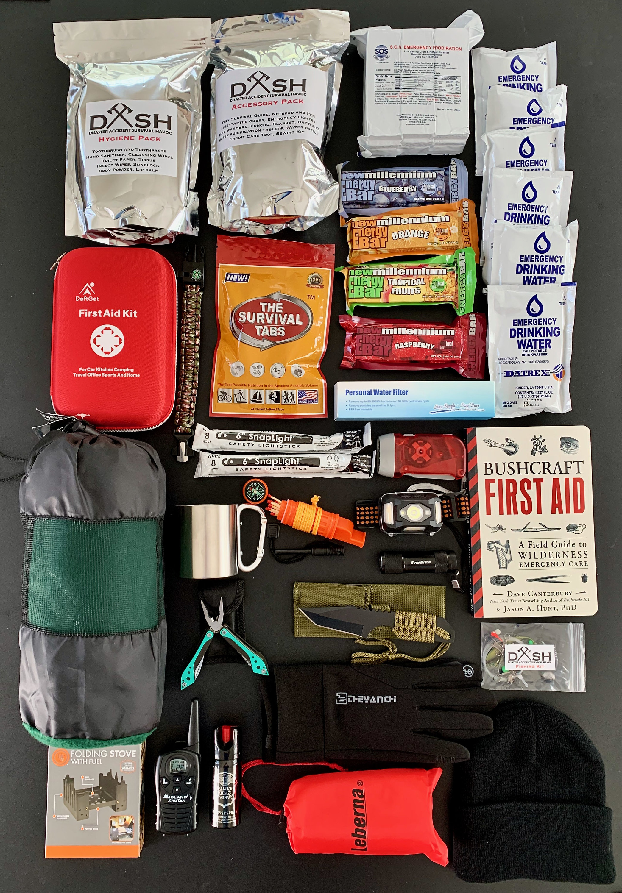 Cold Weather Couple - DASH Bugout Survival Kit