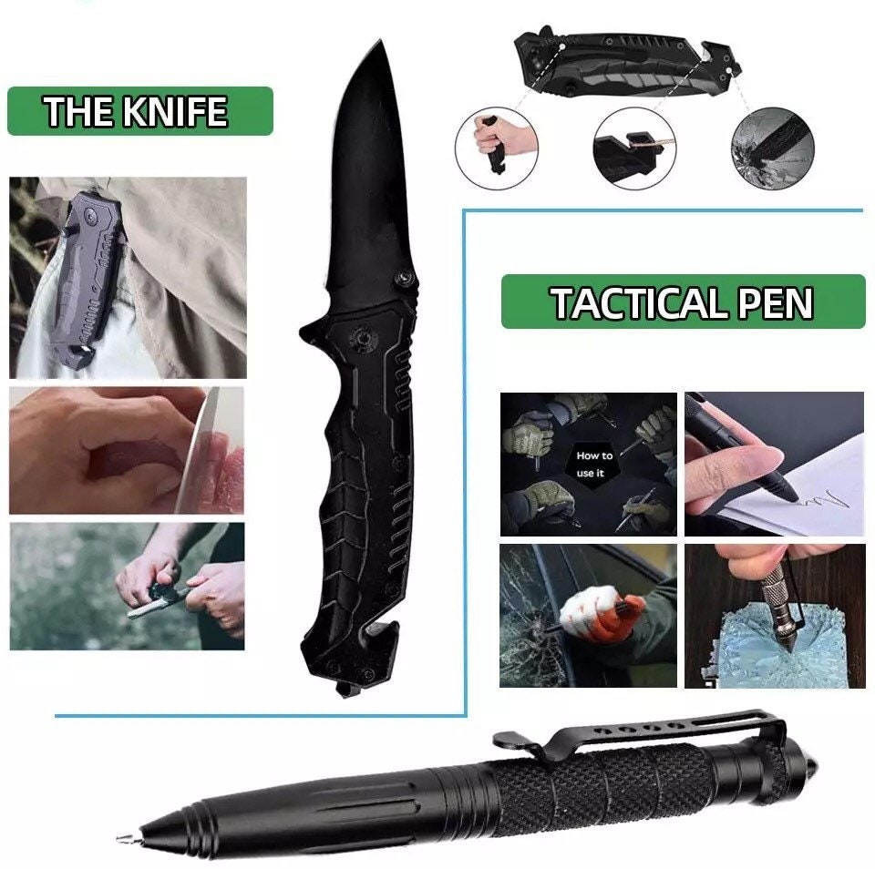 Ultimate 35-in-1 Survival Kit for Outdoor Adventures