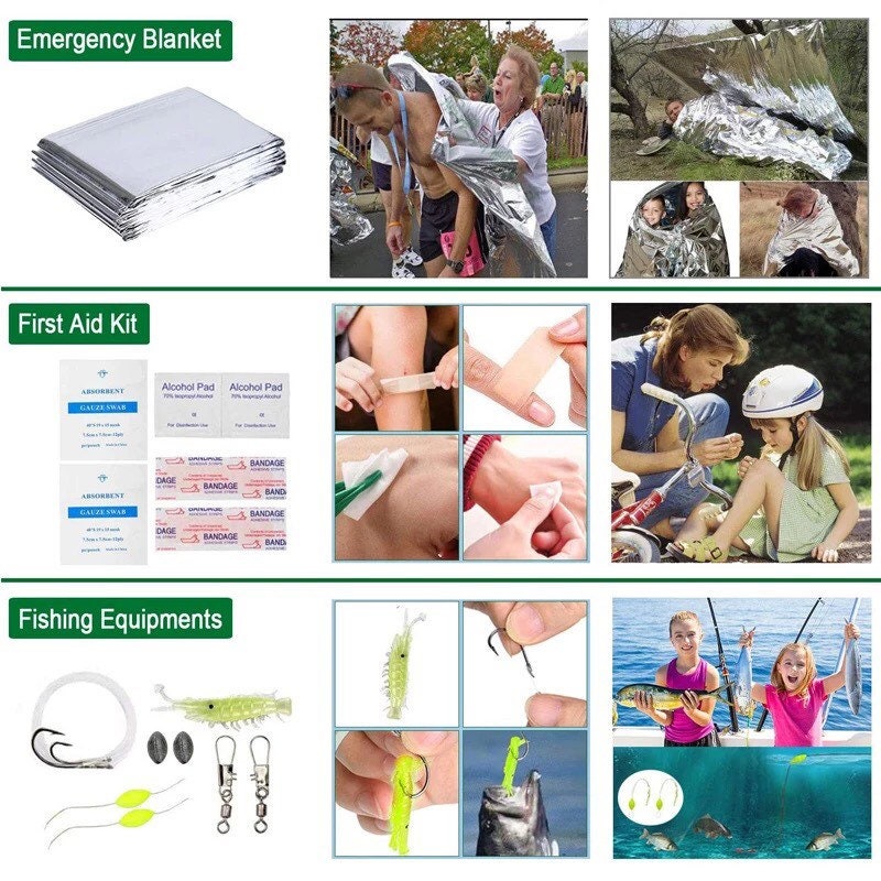 Ultimate 35-in-1 Survival Kit for Outdoor Adventures
