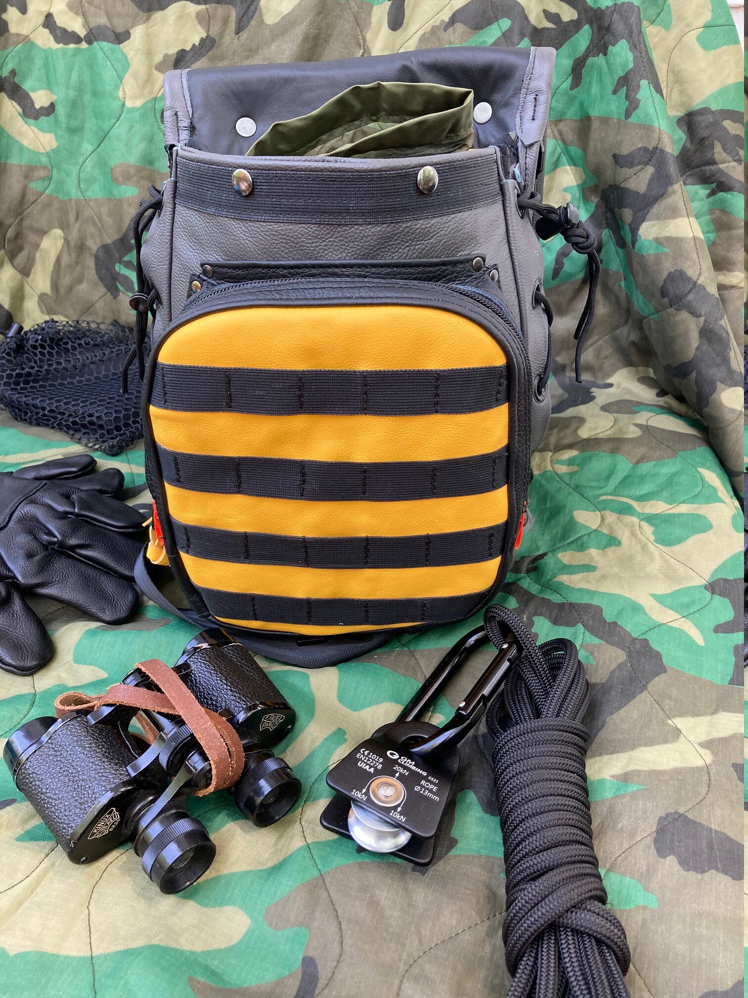 Hybrid Leather EMT/SSR Carryall, Bugout Bag