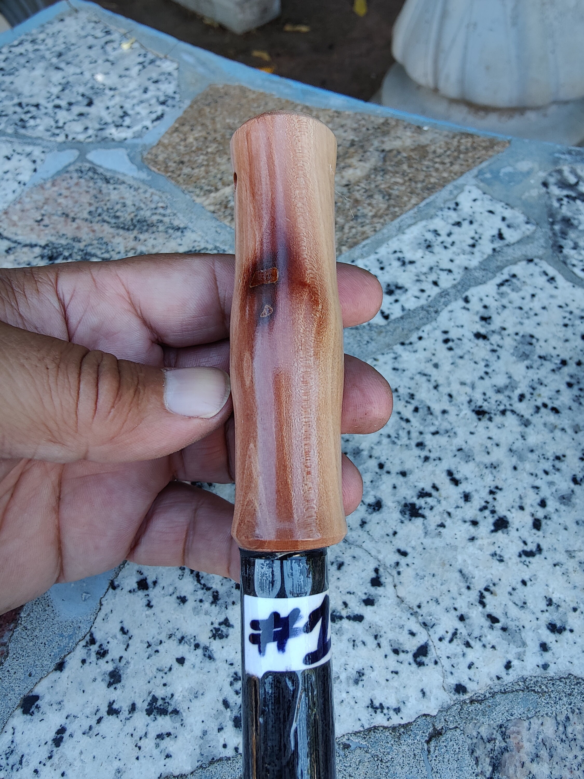 Manzanita Wood Handle Ferro Rod Firestarter