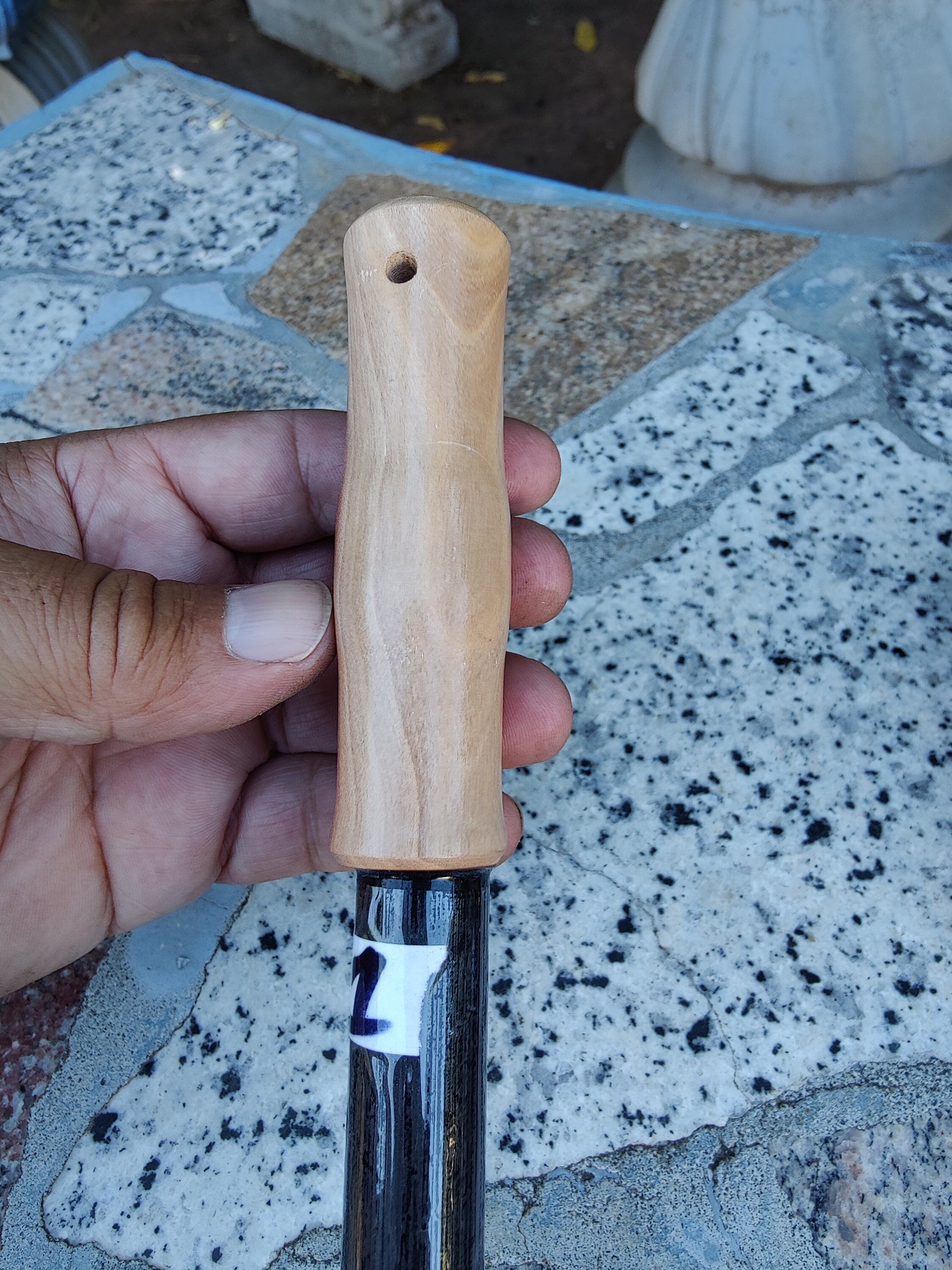 Manzanita Wood Handle Ferro Rod Firestarter