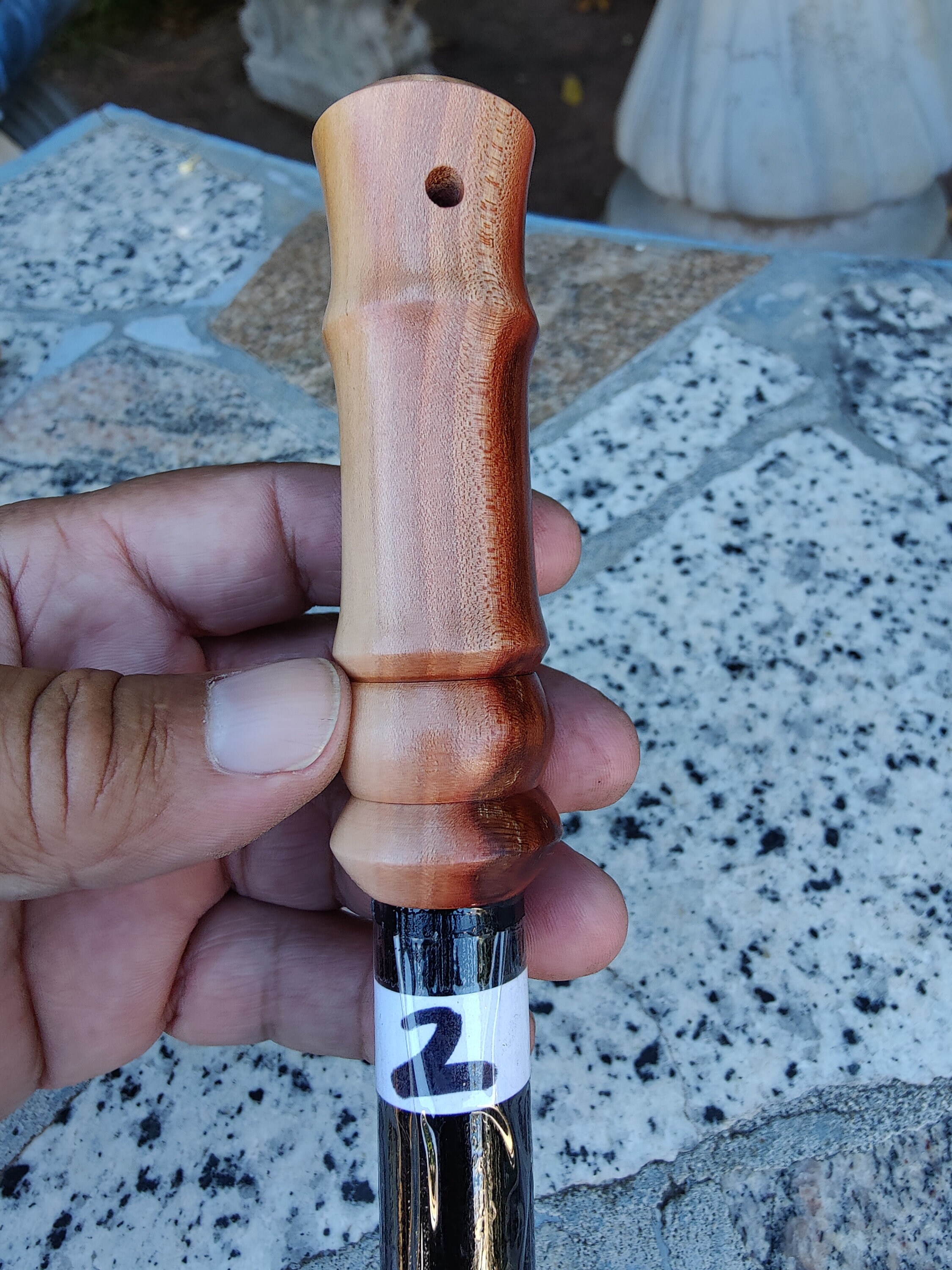 Manzanita Wood Handle Ferro Rod Firestarter