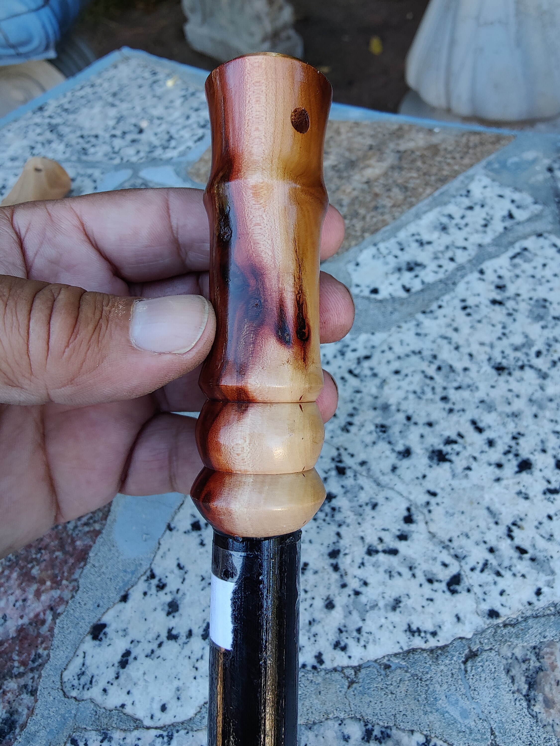 Manzanita Wood Handle Ferro Rod Firestarter