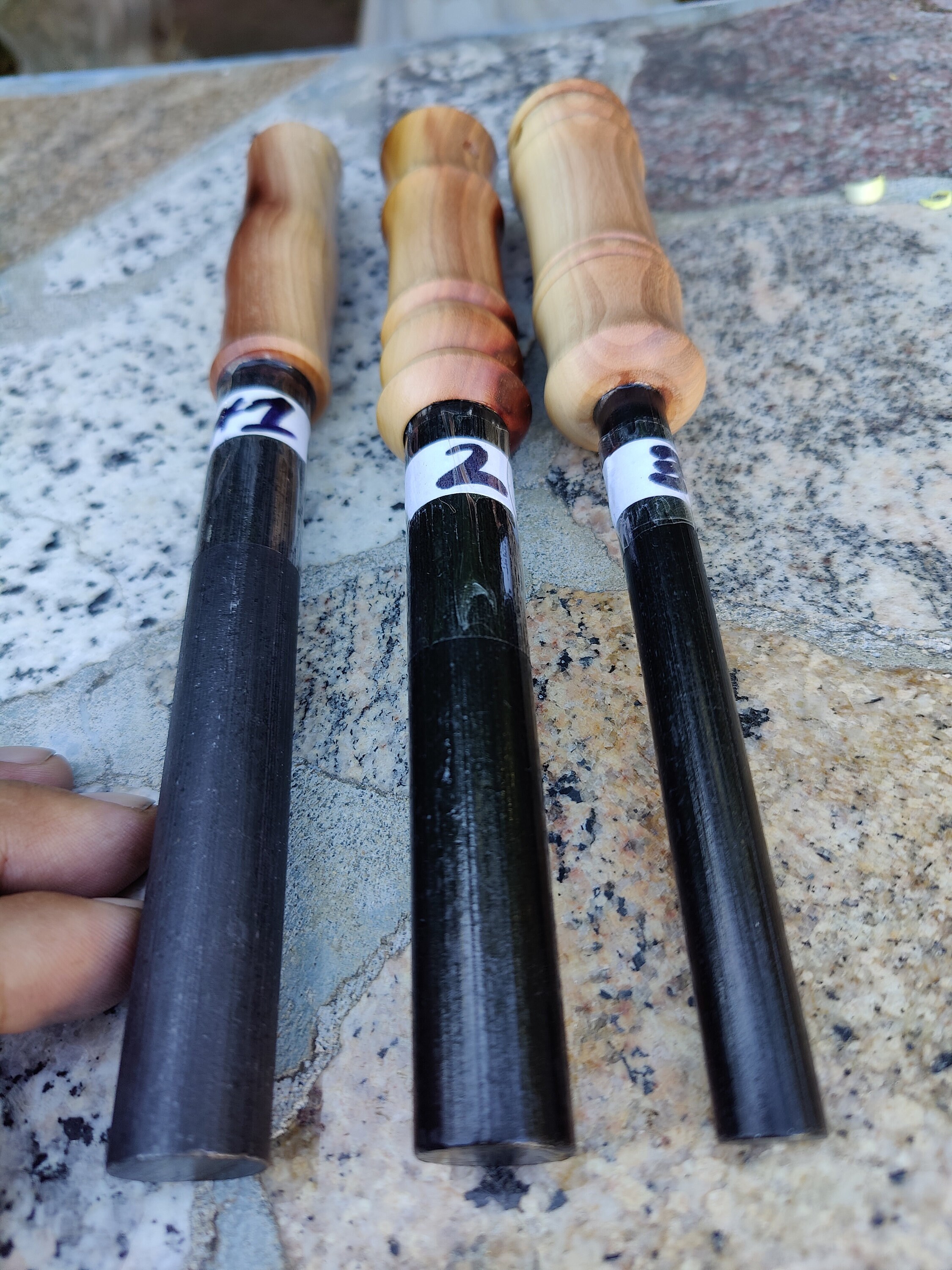 Manzanita Wood Handle Ferro Rod Firestarter