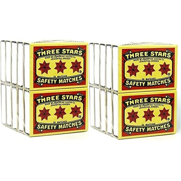 Preppers' 20 Boxes of Three Star Matches