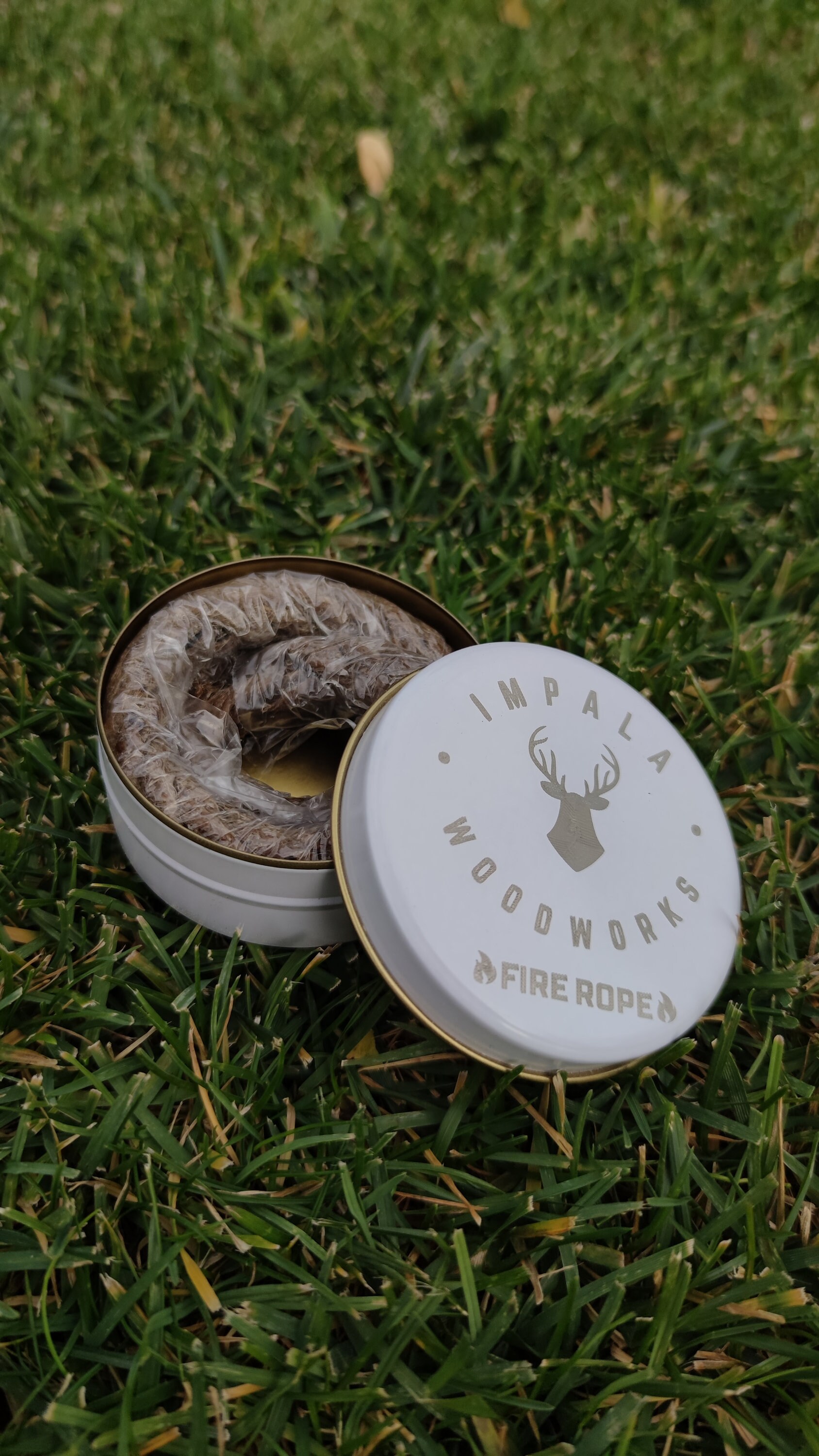 Prepper Fire Starter Kit: Bushcraft Rope, Slow-Burn Plug